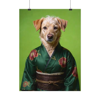 Dog Portrait FinArt - Kimono Vogue - adf3fd51