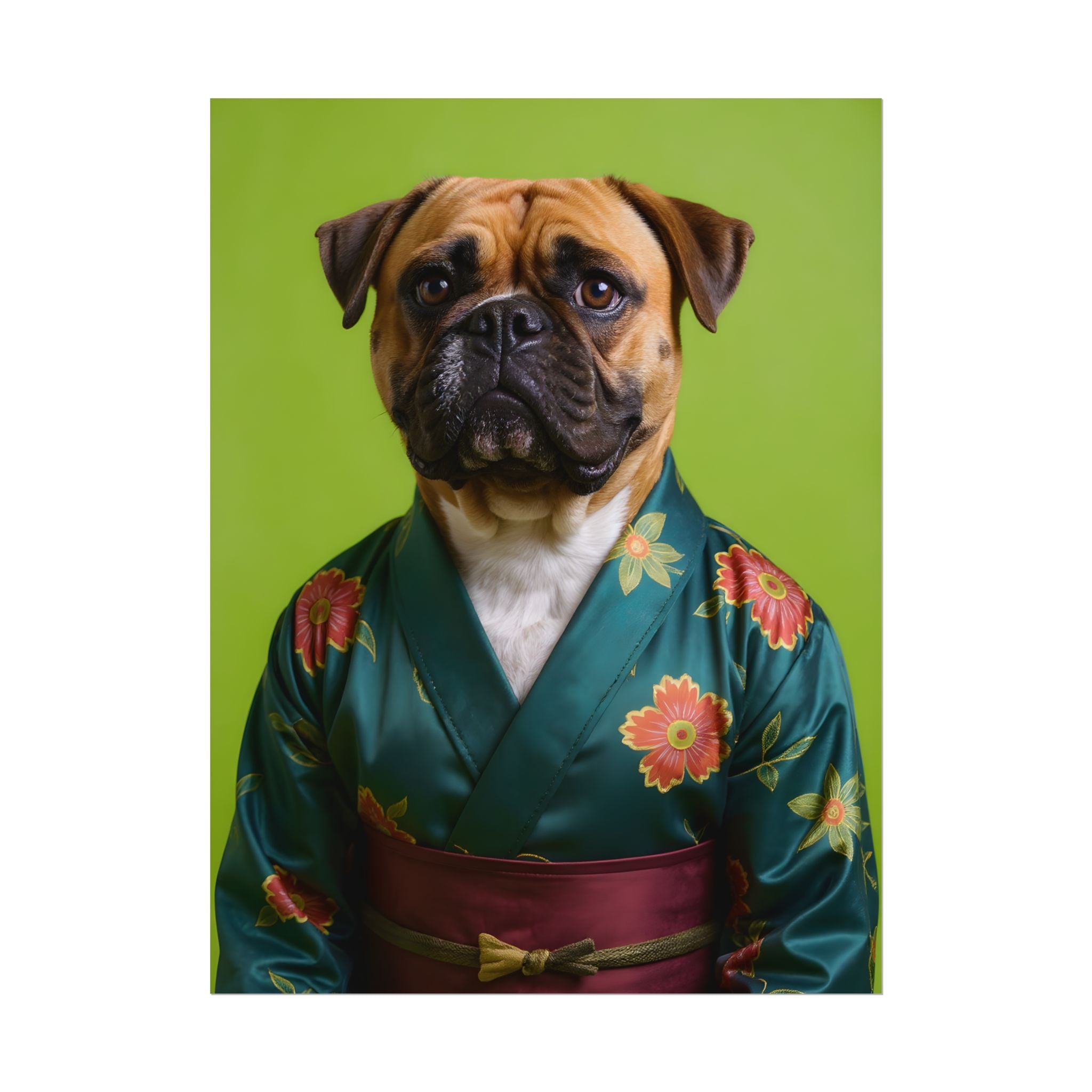 Dog Portrait FinArt - Kimono Vogue - aaf552c1