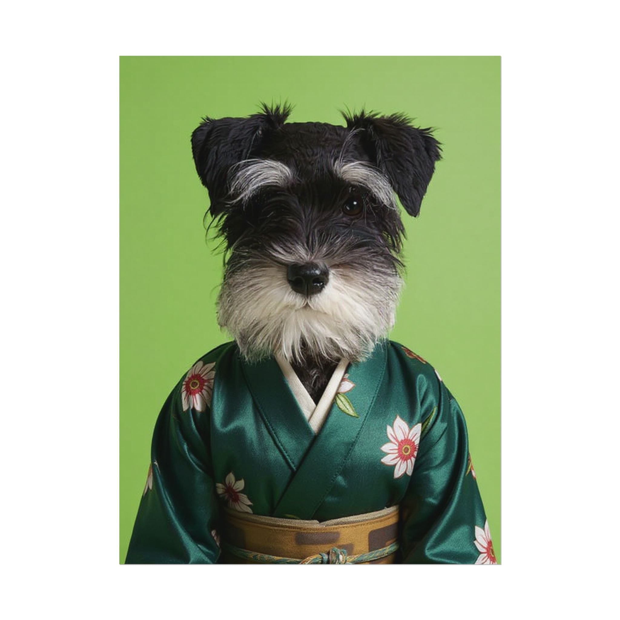 Dog Portrait FinArt - Kimono Vogue - ea5be942