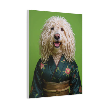 Dog Portrait Canvas - Kimono Vogue - b3c213a2
