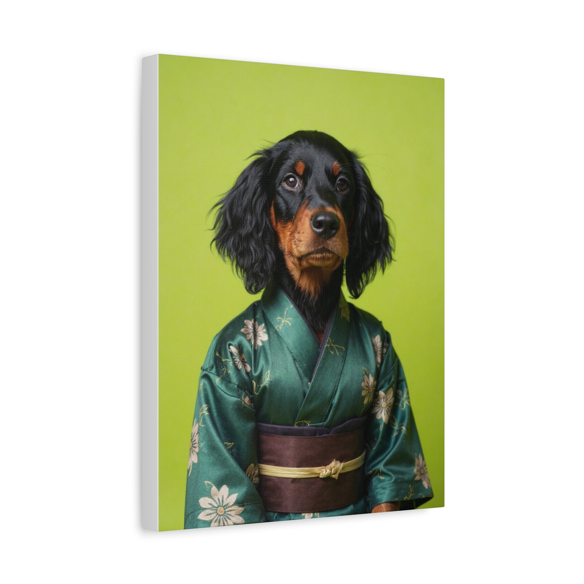 Dog Portrait Canvas - Kimono Vogue - 423db7fb