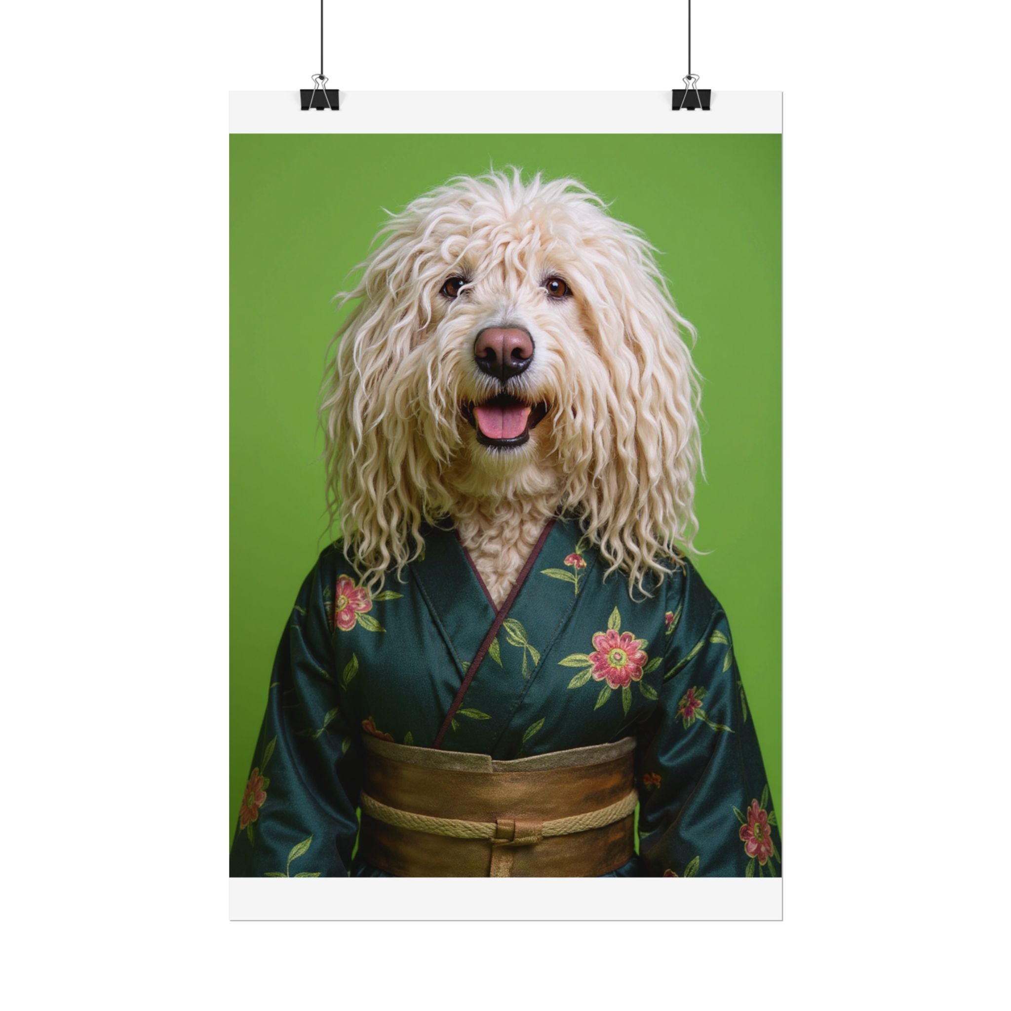 Dog Portrait FinArt - Kimono Vogue - 73bb0b16
