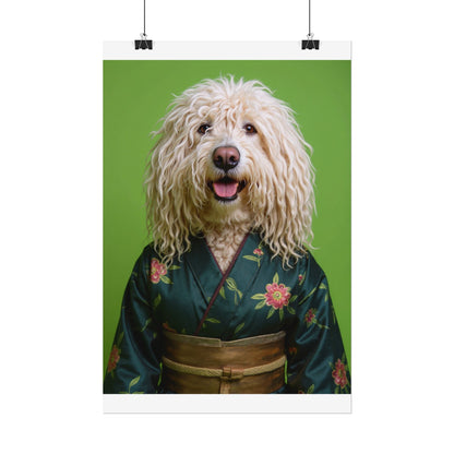 Dog Portrait FinArt - Kimono Vogue - 73bb0b16