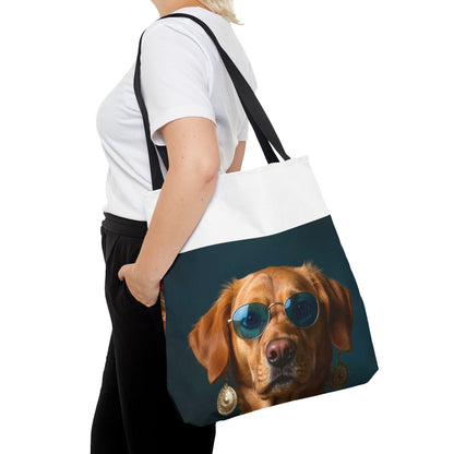 Dog Portrait ToteBg - Hippy Style - 052e9730