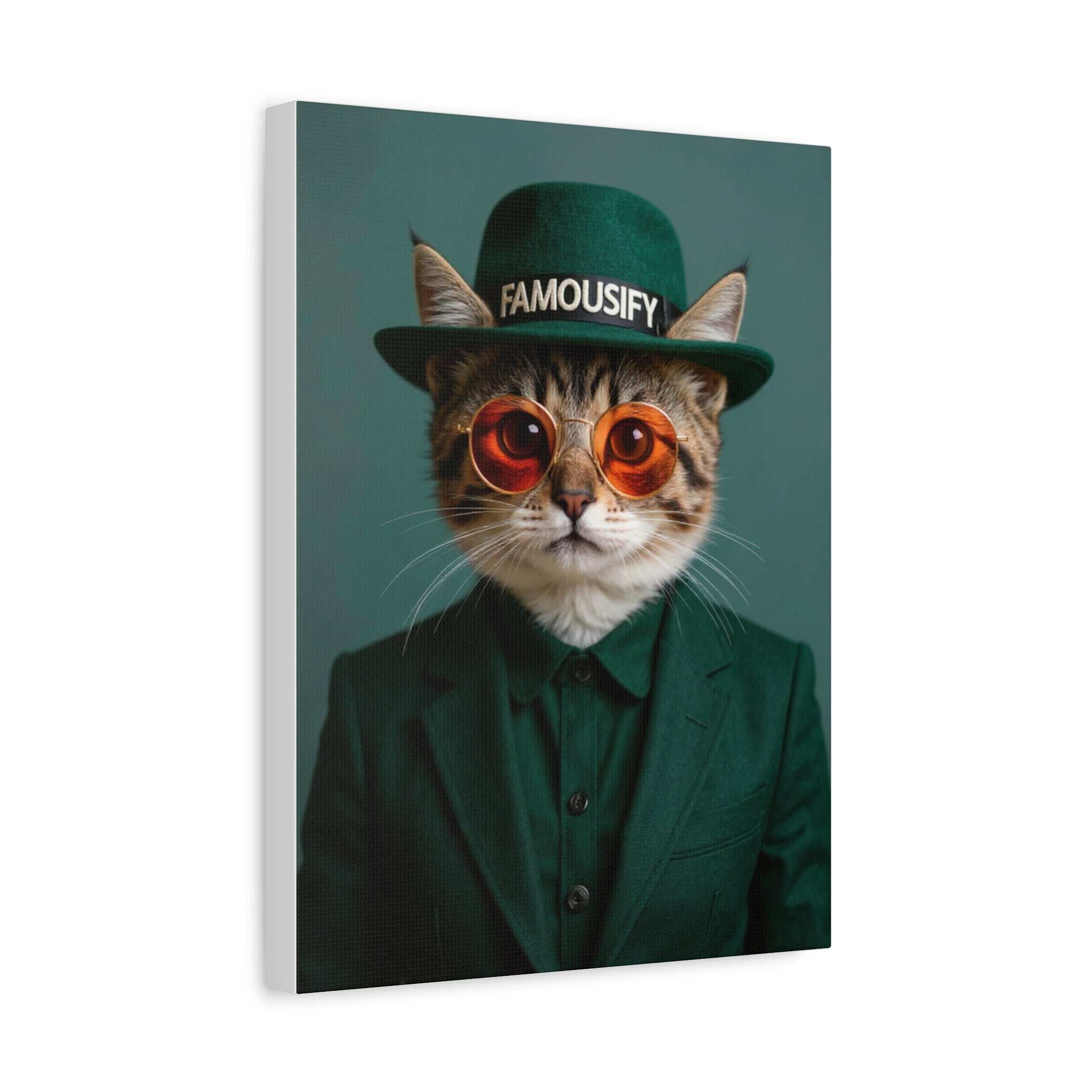 Dog Portrait Canvas - Cat Style - c74a2274