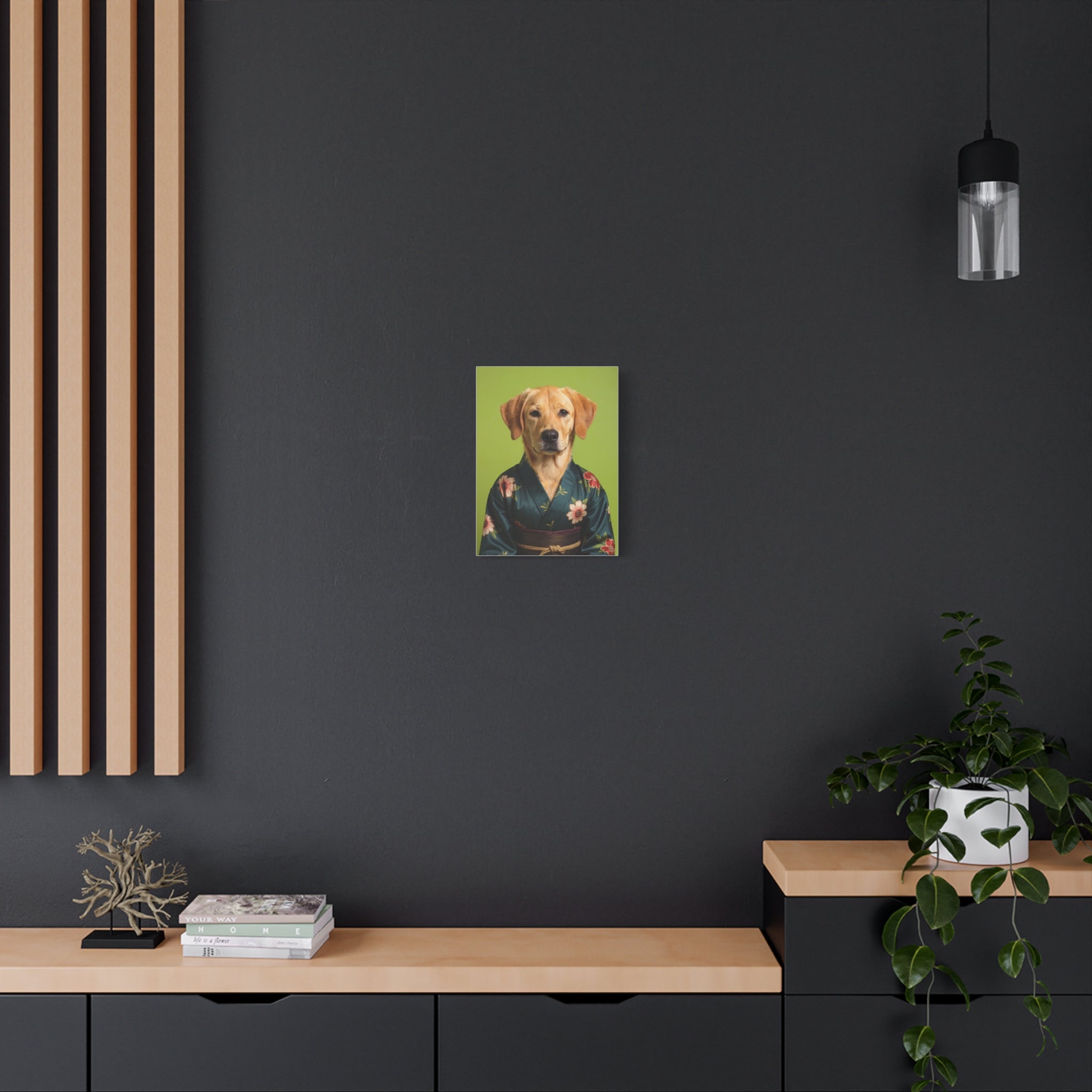 Dog Portrait Canvas - Kimono Vogue - 9c104be1