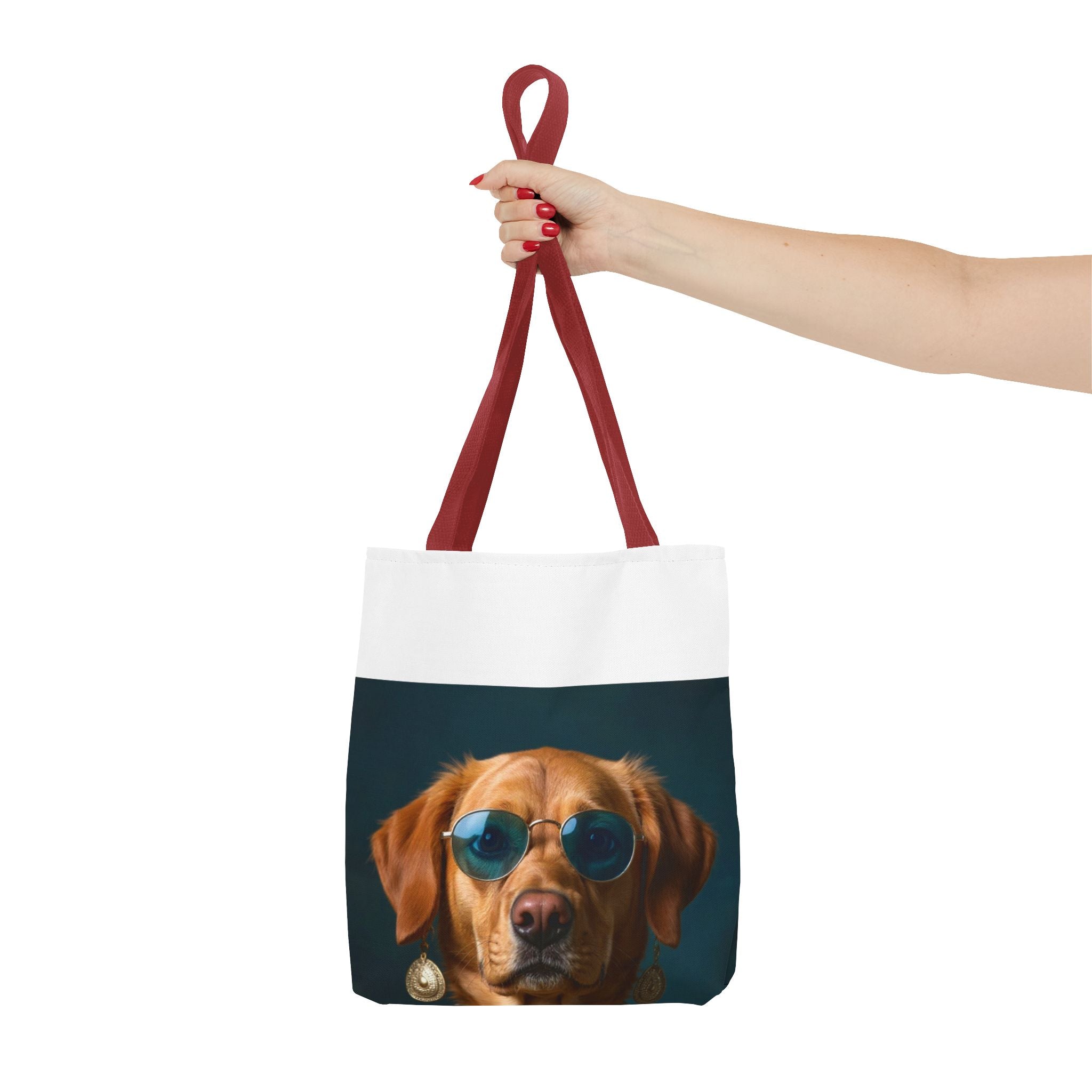 Dog Portrait ToteBg - Hippy Style - 052e9730