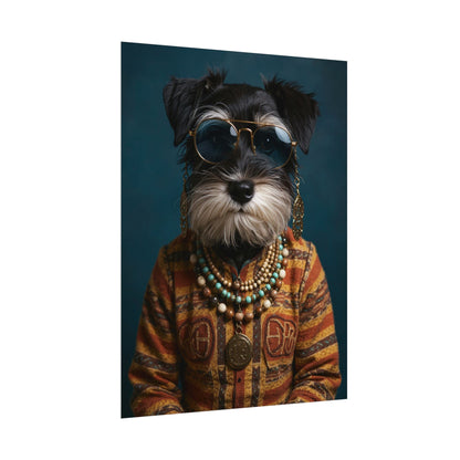 Dog Portrait FinArt - Hippy Style - 3aa13810