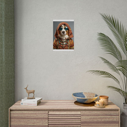 Dog Portrait FinArt - Hippy Style - 7d364c0c
