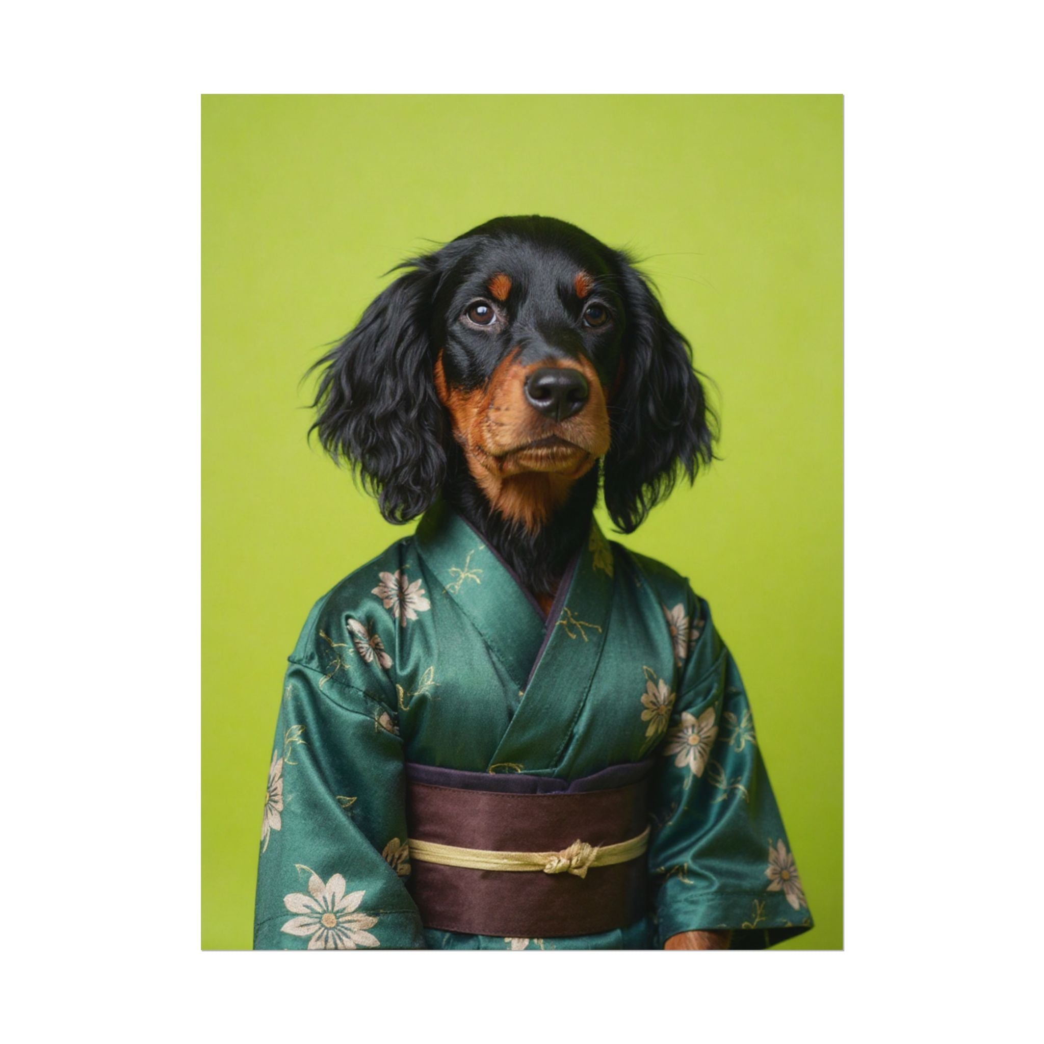 Dog Portrait FinArt - Kimono Vogue - 2fe80131