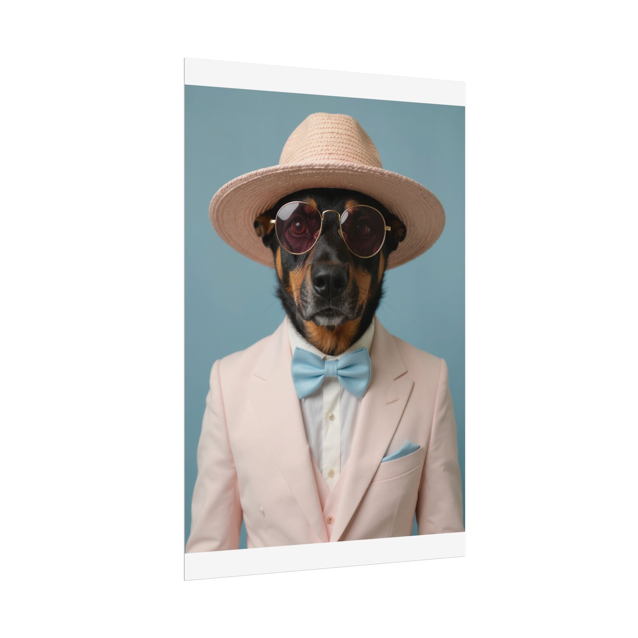 Dog Portrait FinArt - Pink Style - 3531c1df