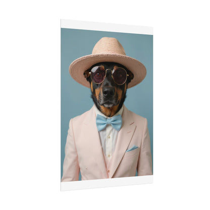 Dog Portrait FinArt - Pink Style - 3531c1df