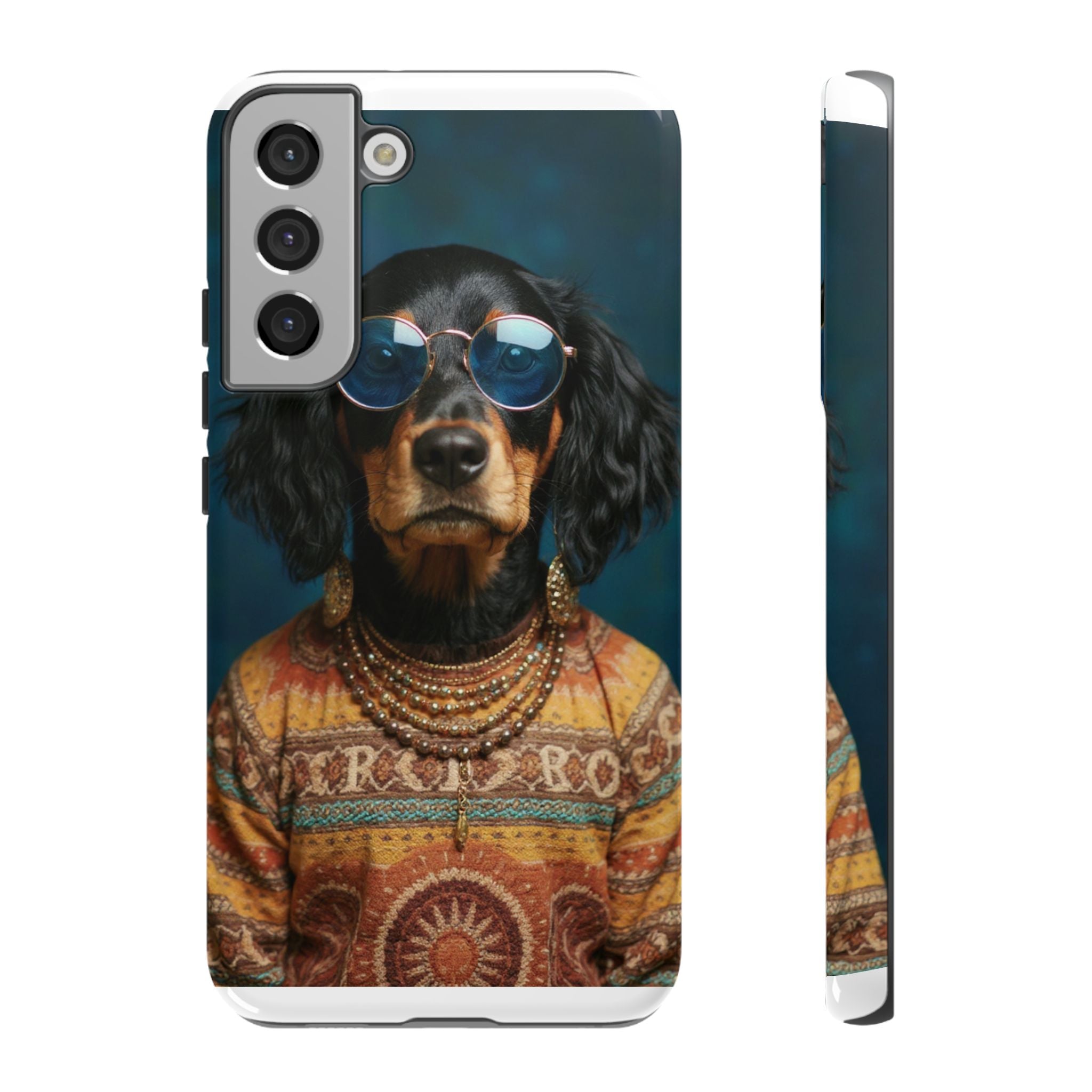 Dog Portrait PhCase - Hippy Style - e13b194d