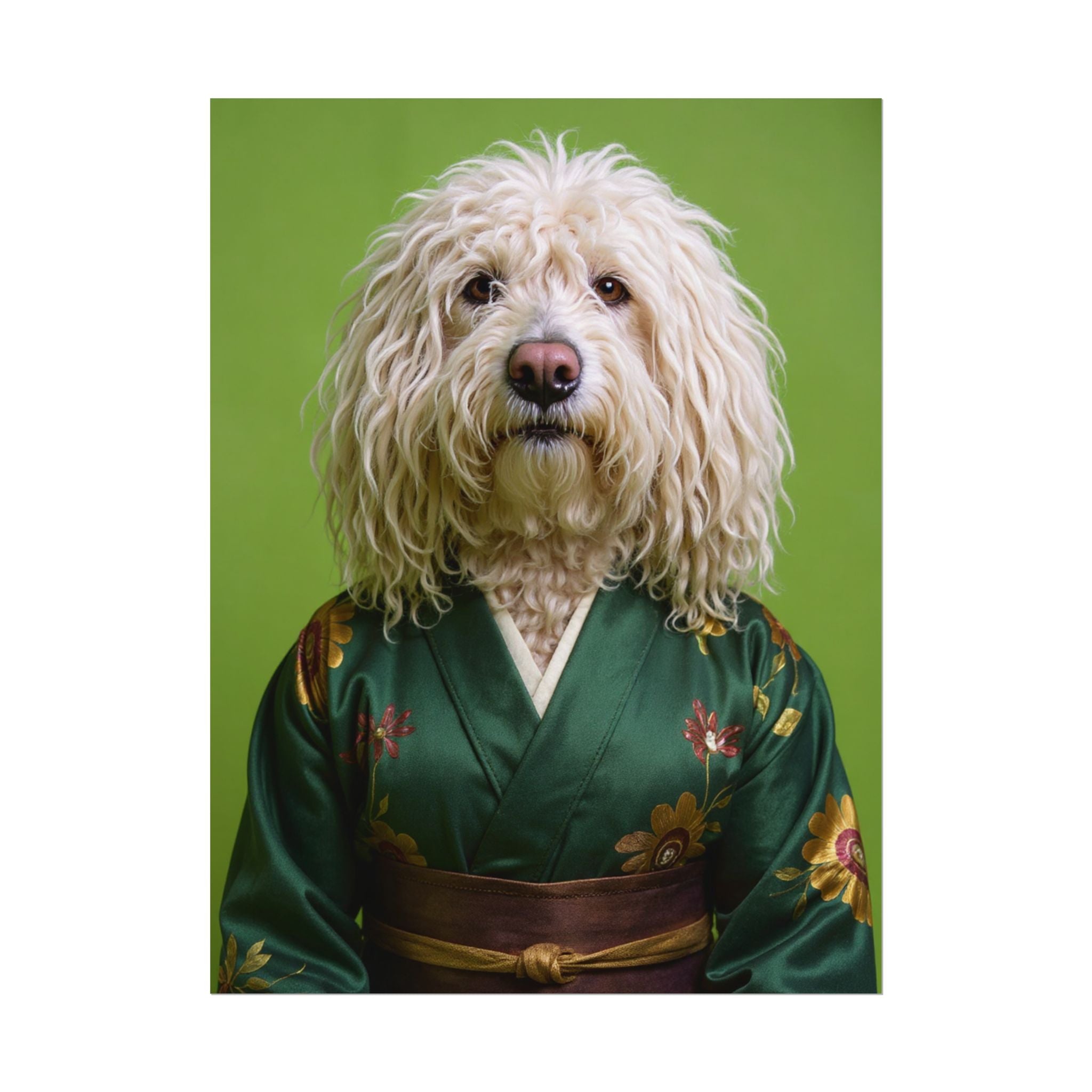 Dog Portrait FinArt - Kimono Vogue - dcc3b56d