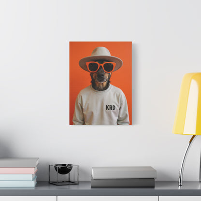 Dog Portrait Canvas - Carlos Style - 91bbc064
