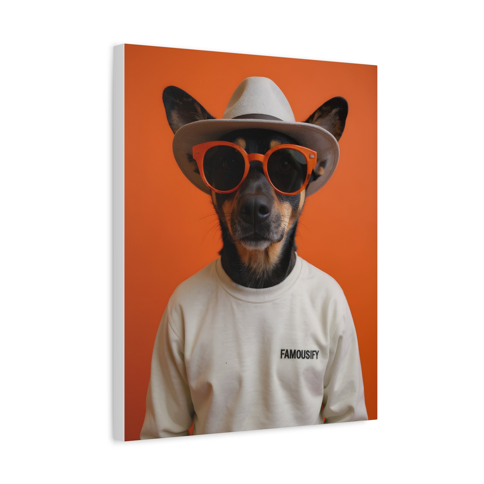 Dog Portrait Canvas - Carlos Style - e4b5dff2