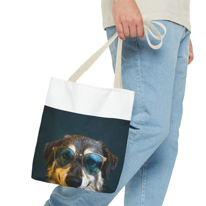 Dog Portrait ToteBg - Hippy Style - 7c455e33