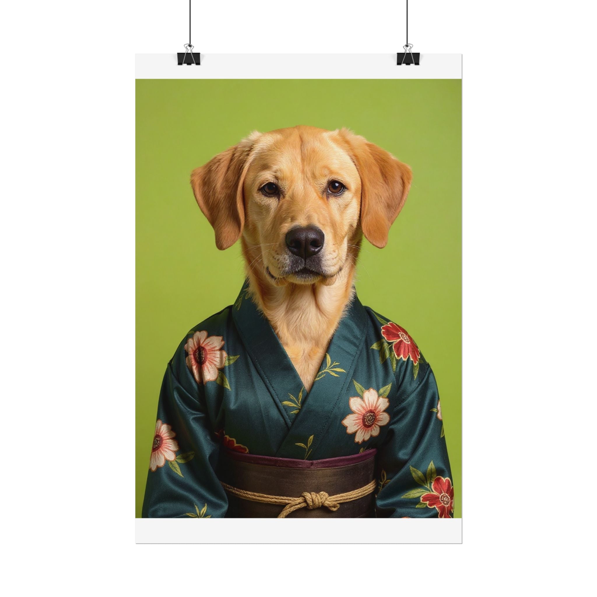 Dog Portrait FinArt - Kimono Vogue - 44f4e583