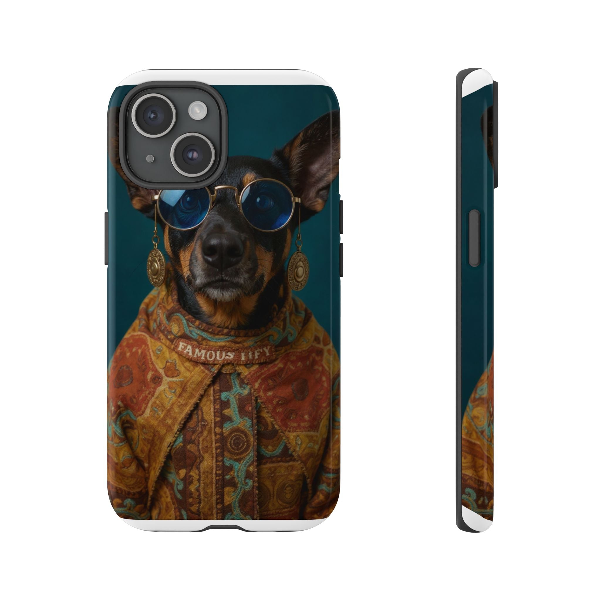 Dog Portrait PhCase - Hippy Style - 05f73d89
