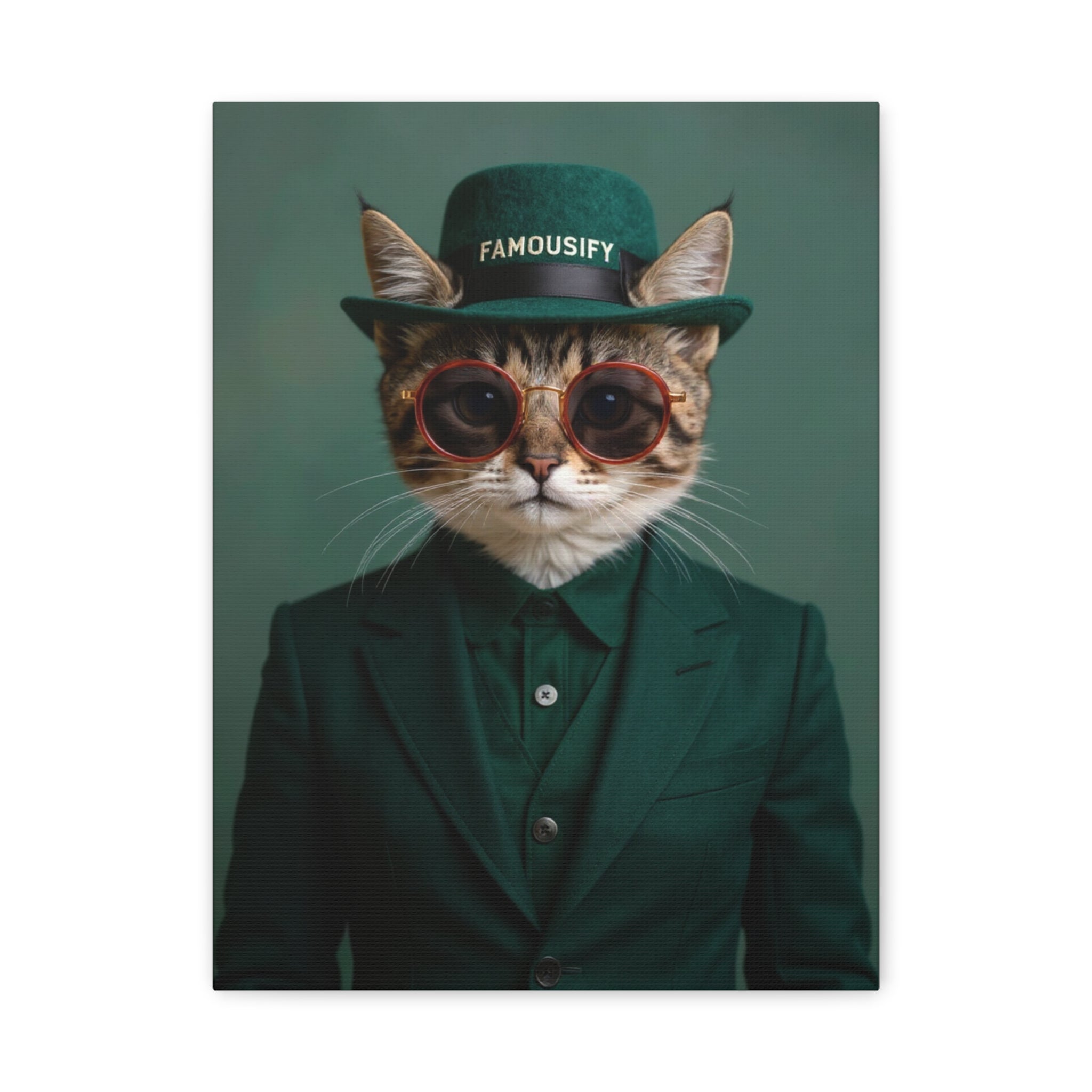 Dog Portrait Canvas - Cat Style - 7a0c4efb