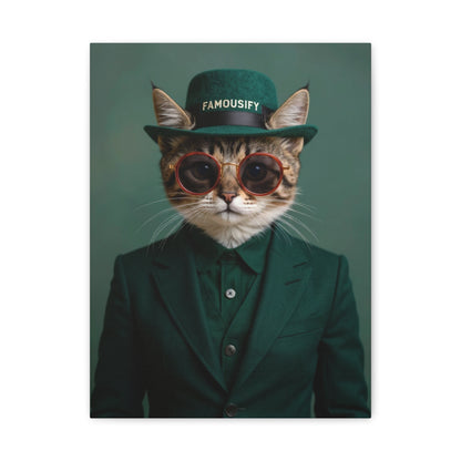 Dog Portrait Canvas - Cat Style - 7a0c4efb