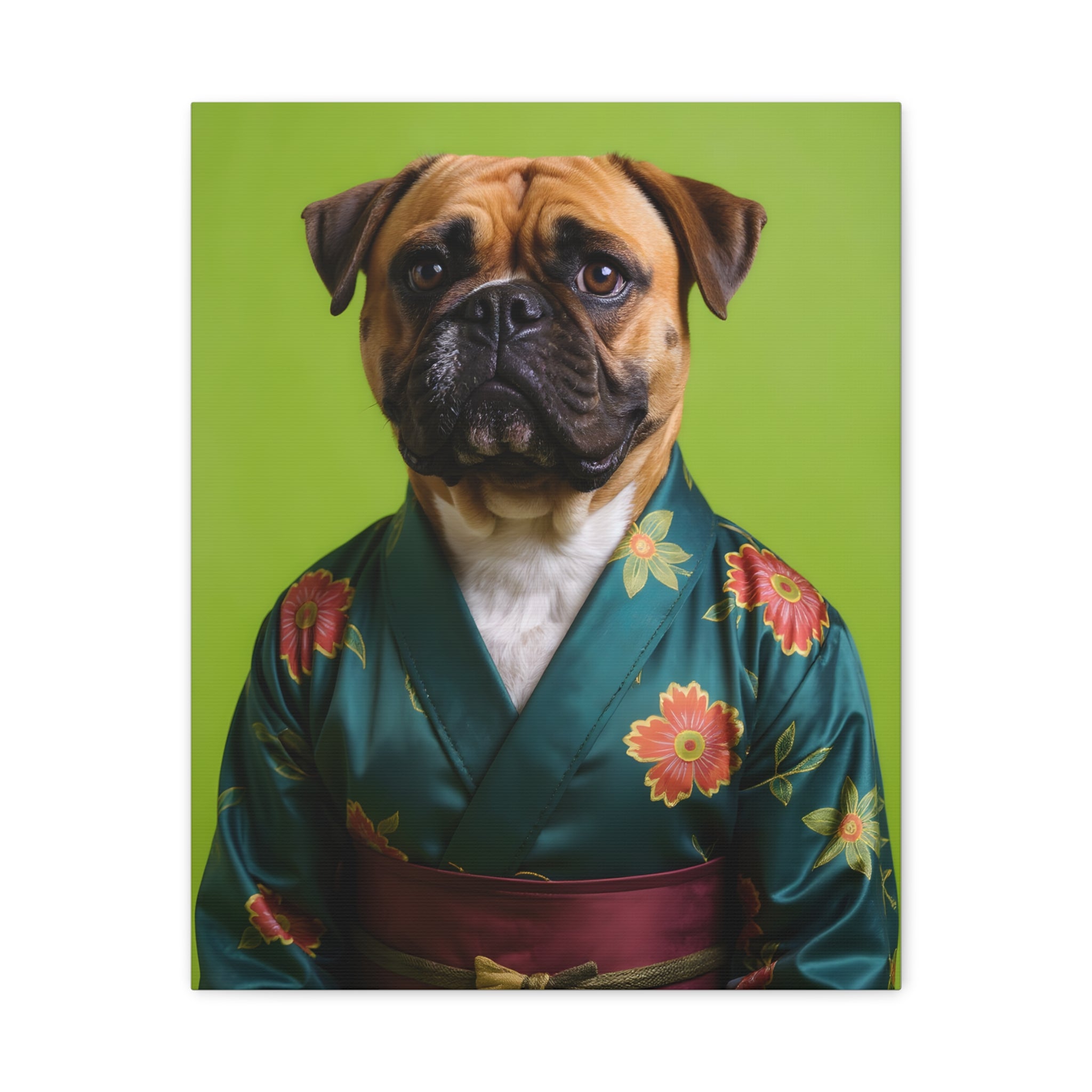 Dog Portrait Canvas - Kimono Vogue - 6818f5e4