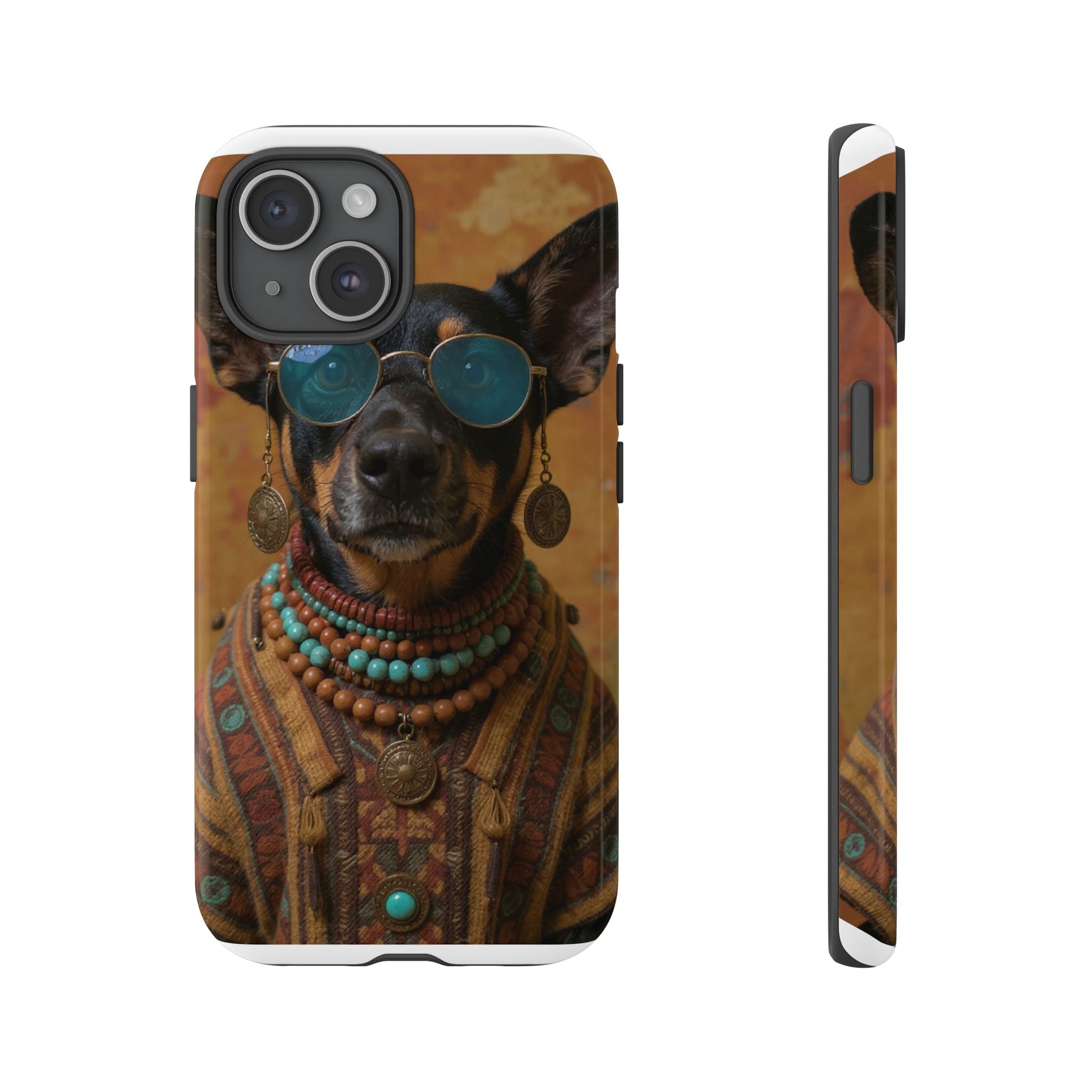 Dog Portrait PhCase - Hippy Style - 5aafaf04
