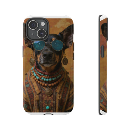 Dog Portrait PhCase - Hippy Style - 5aafaf04