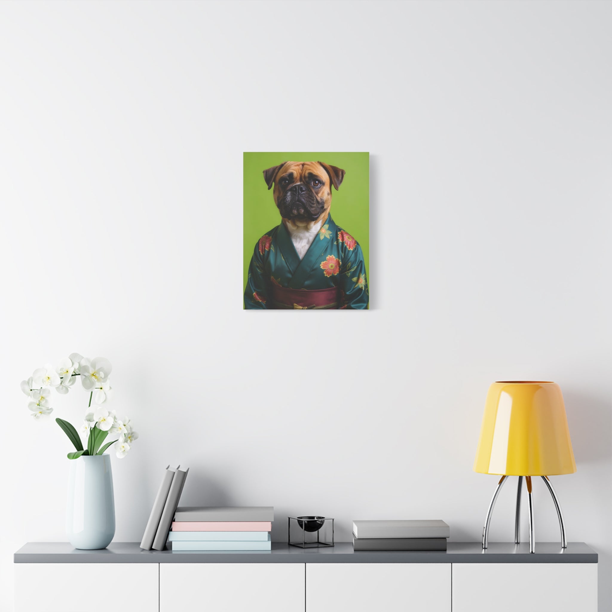Dog Portrait Canvas - Kimono Vogue - 6818f5e4