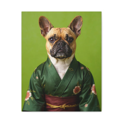 Dog Portrait Canvas - Kimono Vogue - d3291d9c