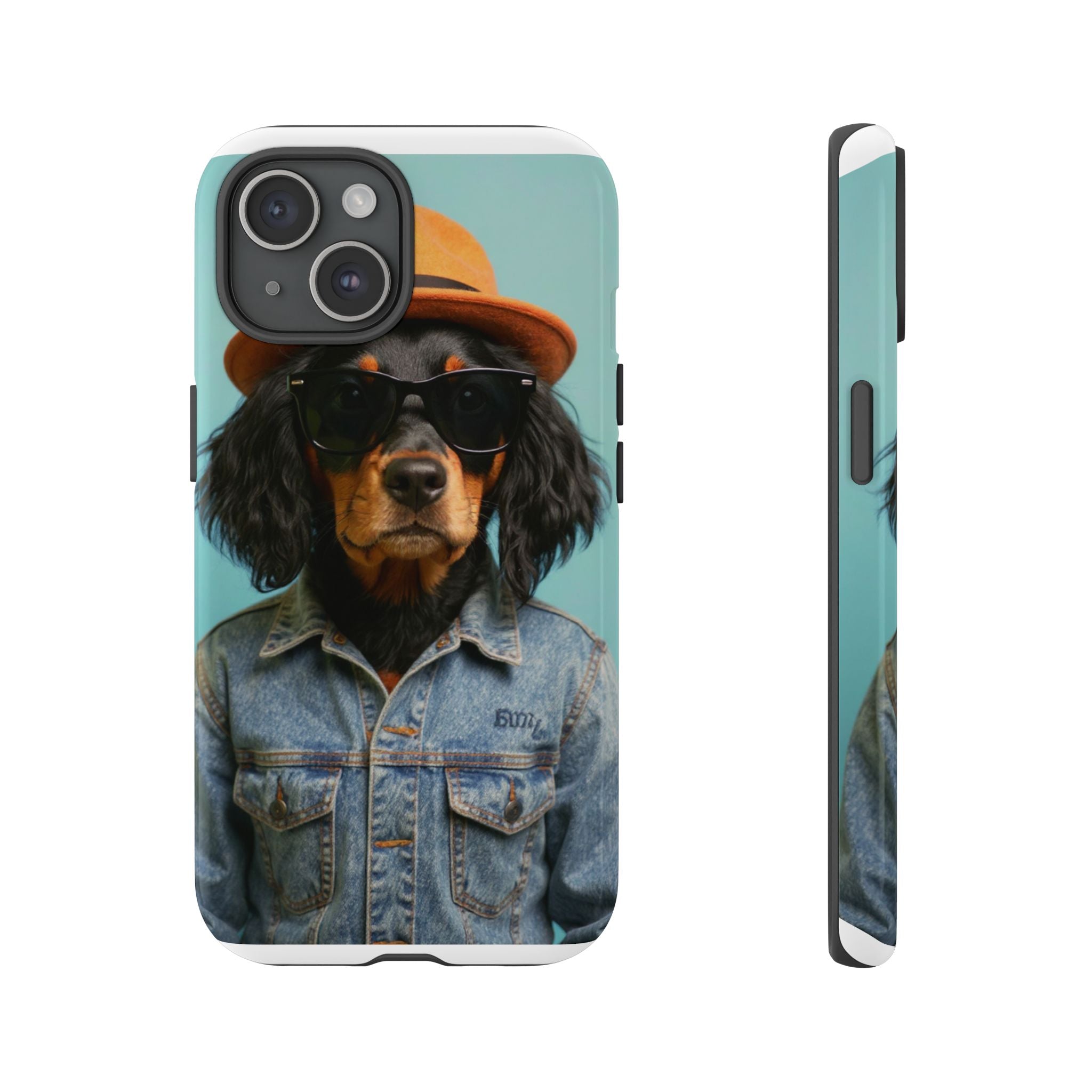 Dog Portrait PhCase - Denim Style - b7cc3925