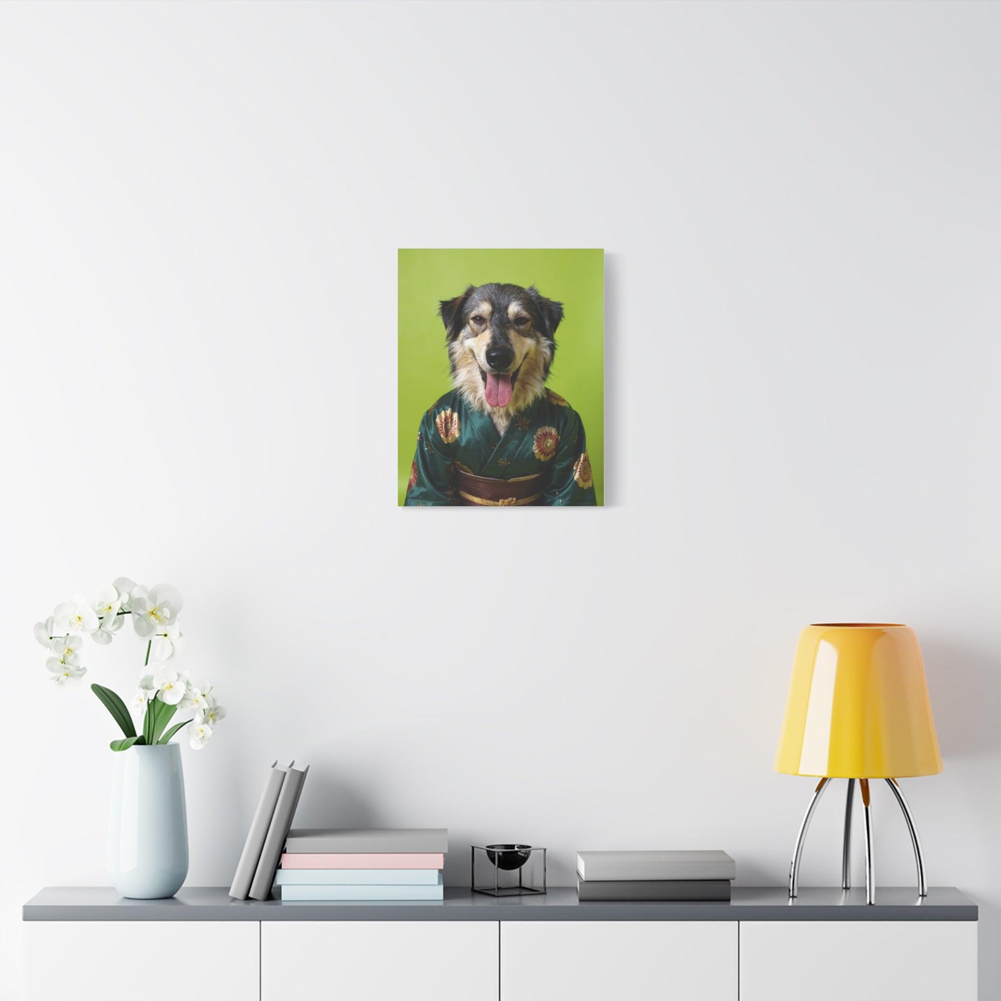 Dog Portrait Canvas - Kimono Vogue - a80dc3d3