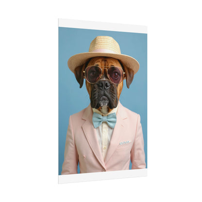 Dog Portrait FinArt - Pink Style - 35c87ce4