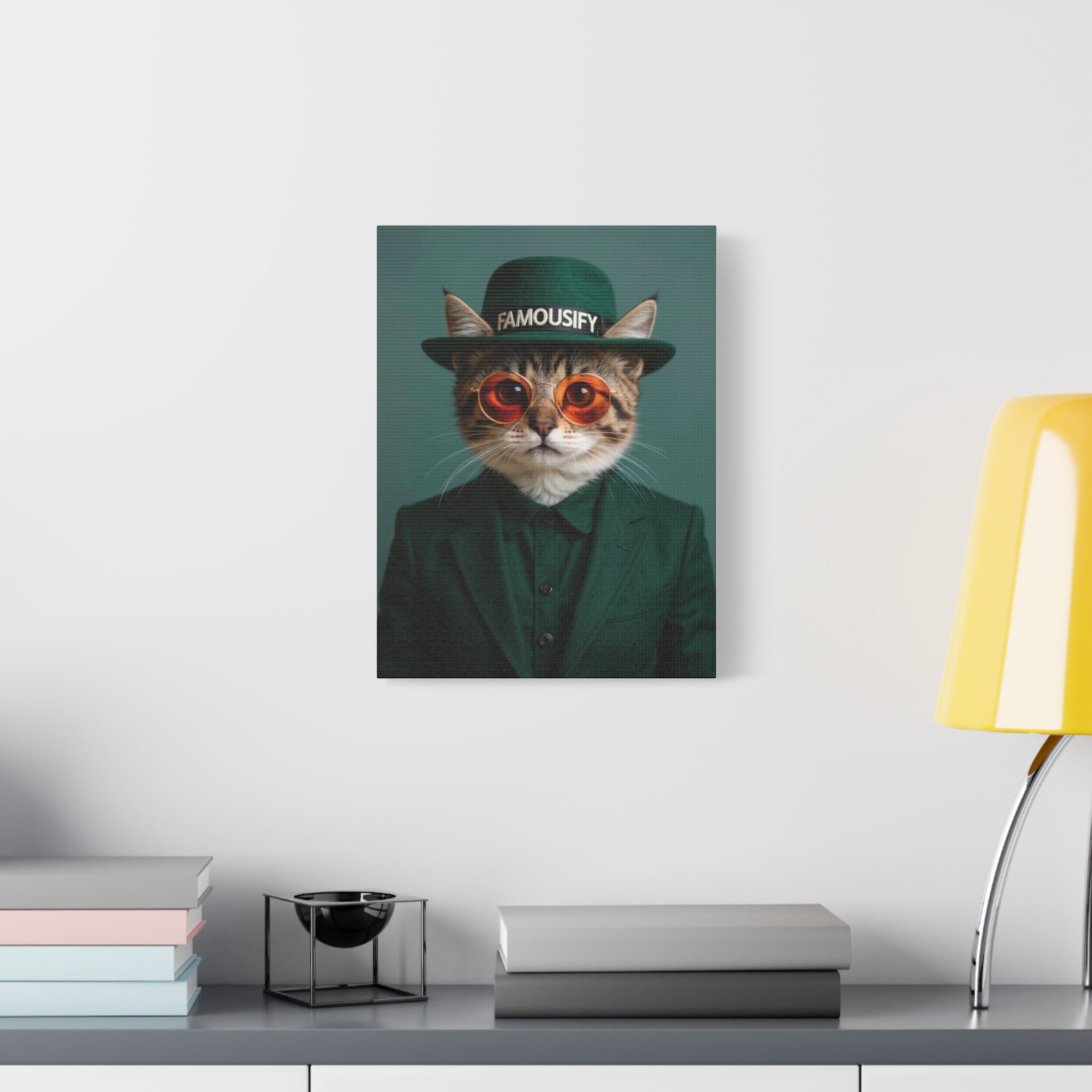 Dog Portrait Canvas - Cat Style - c74a2274