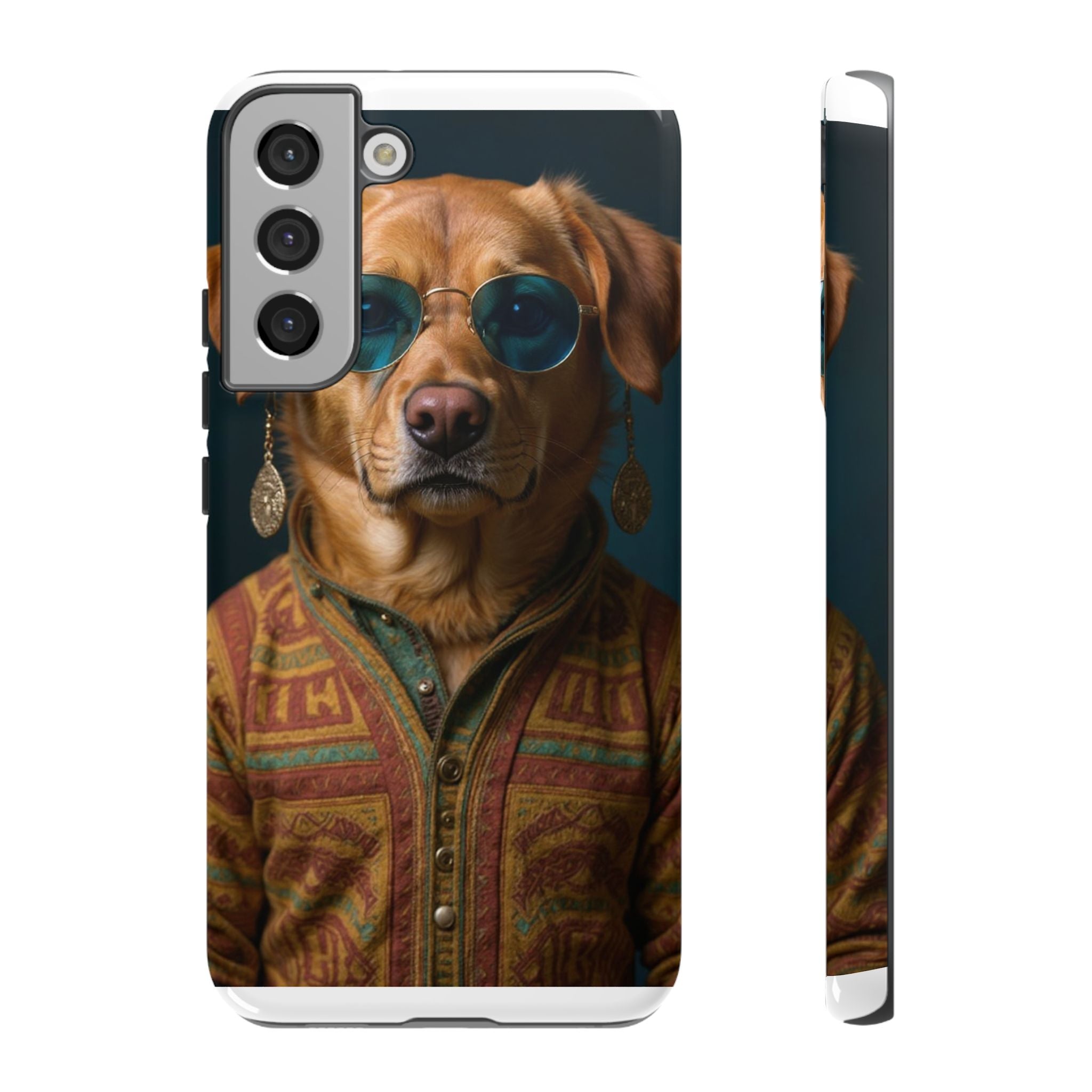 Dog Portrait PhCase - Hippy Style - 56d9d3ee