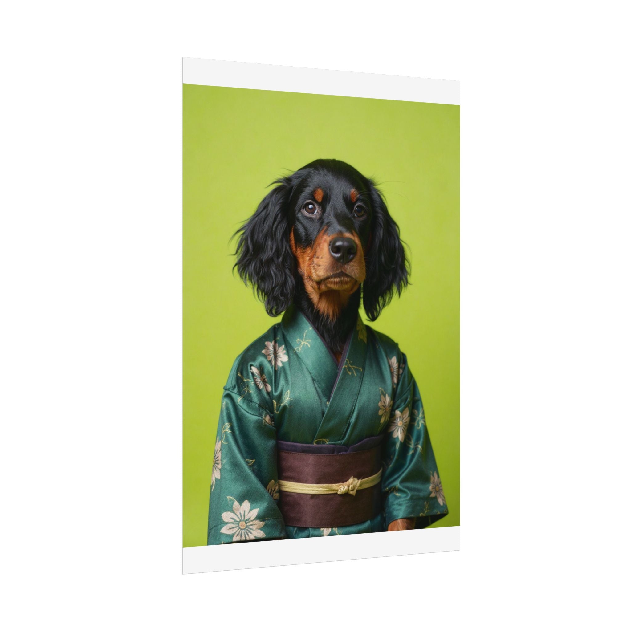 Dog Portrait FinArt - Kimono Vogue - 2fe80131