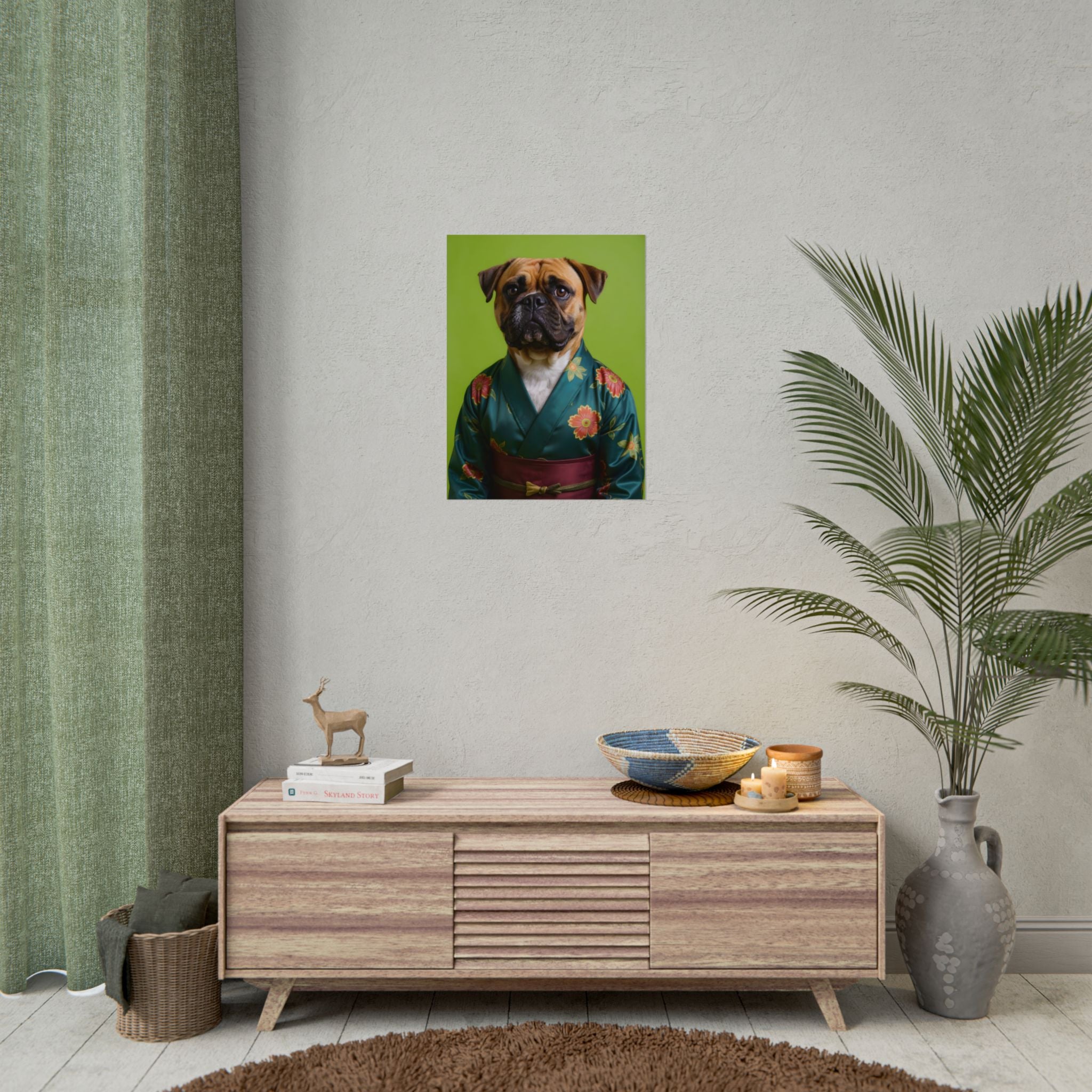 Dog Portrait FinArt - Kimono Vogue - aaf552c1