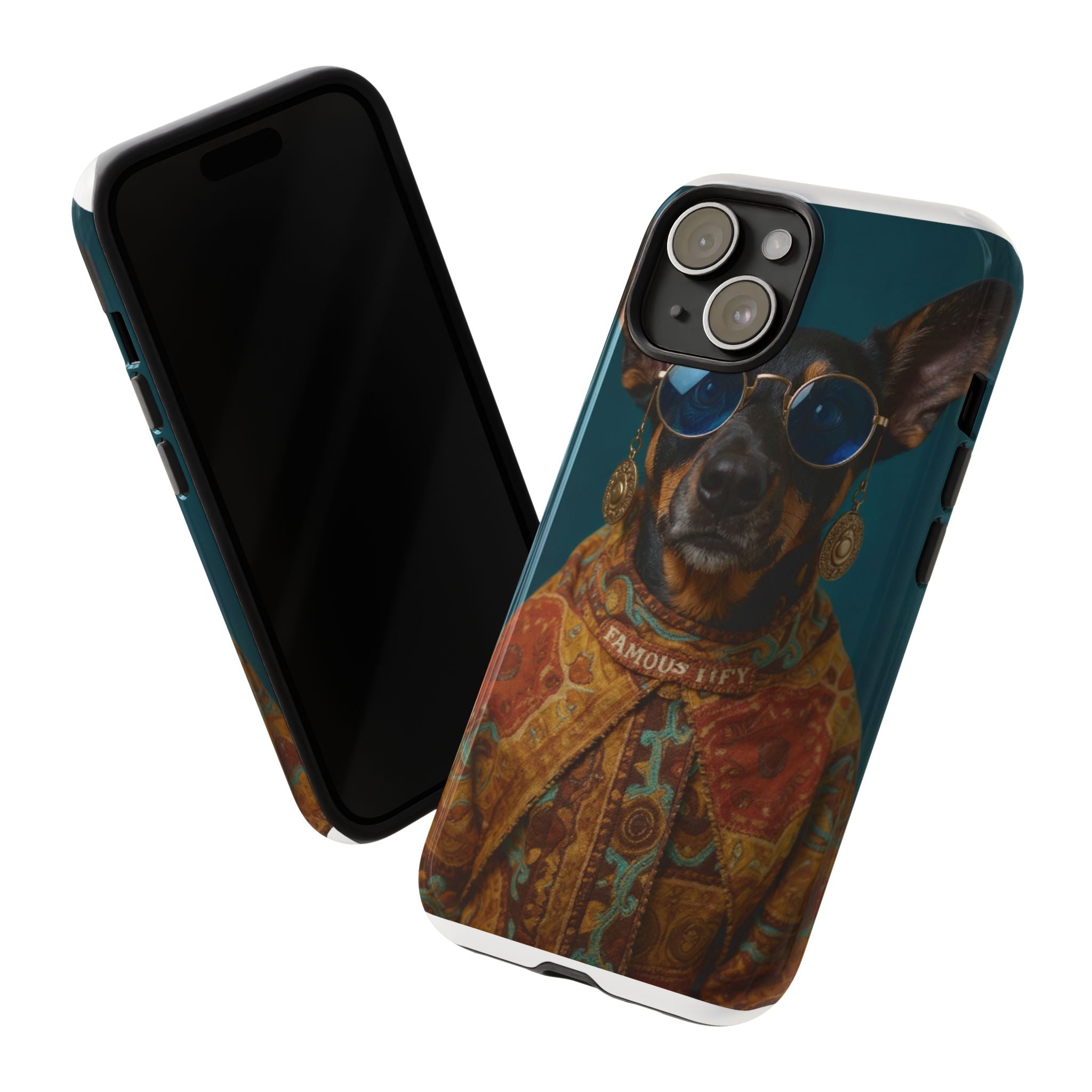 Dog Portrait PhCase - Hippy Style - 05f73d89