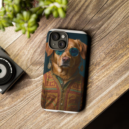 Dog Portrait PhCase - Hippy Style - 56d9d3ee