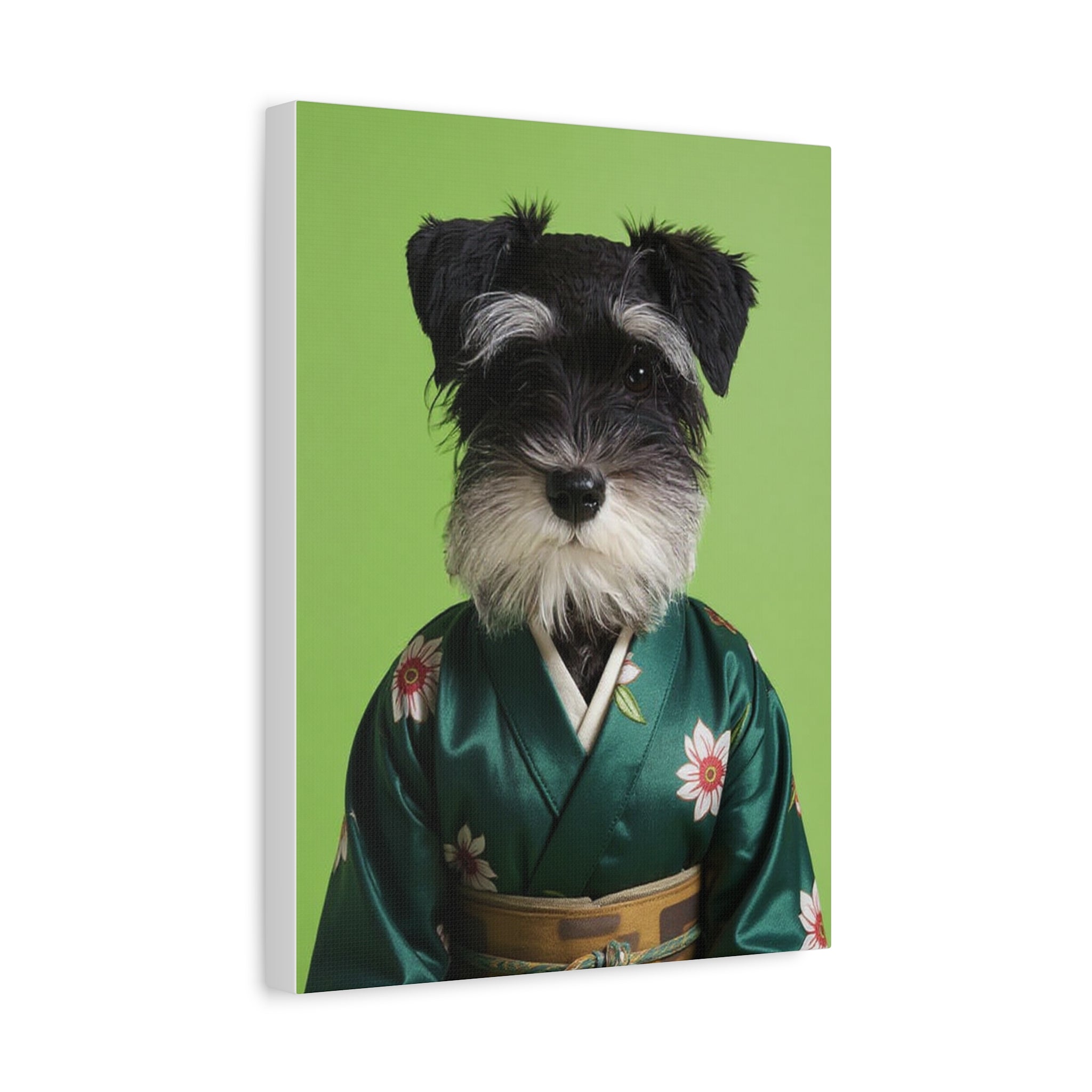 Dog Portrait Canvas - Kimono Vogue - 0cdb2bd6