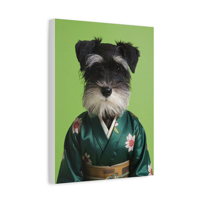 Dog Portrait Canvas - Kimono Vogue - 0cdb2bd6
