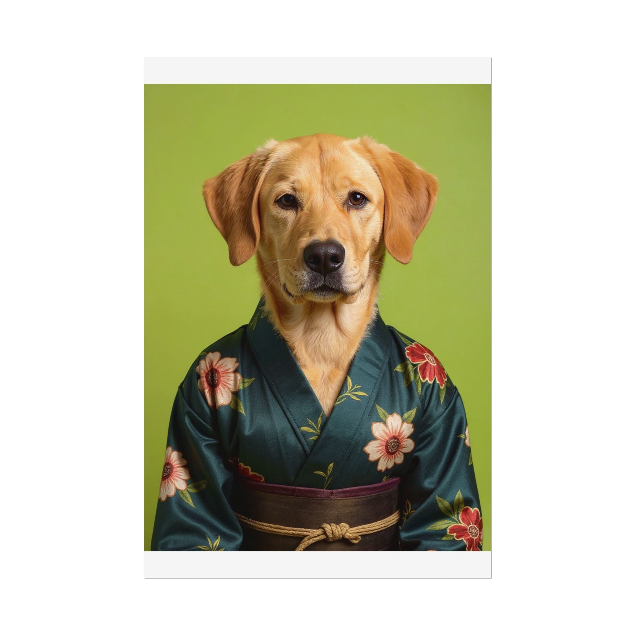 Dog Portrait FinArt - Kimono Vogue - 44f4e583