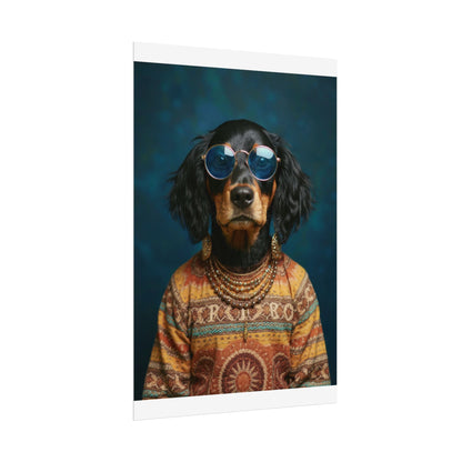 Dog Portrait FinArt - Hippy Style - 8a102245