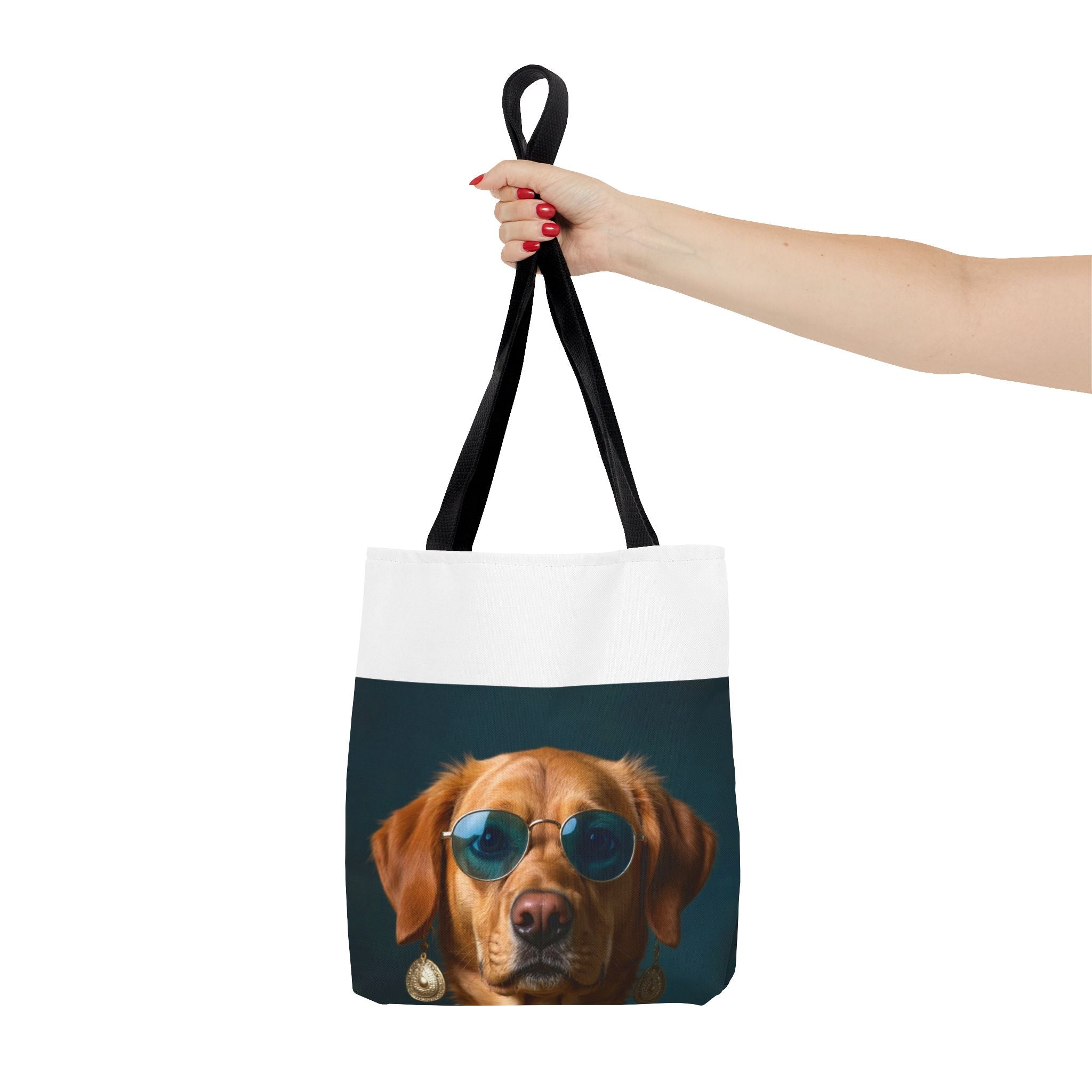 Dog Portrait ToteBg - Hippy Style - 052e9730