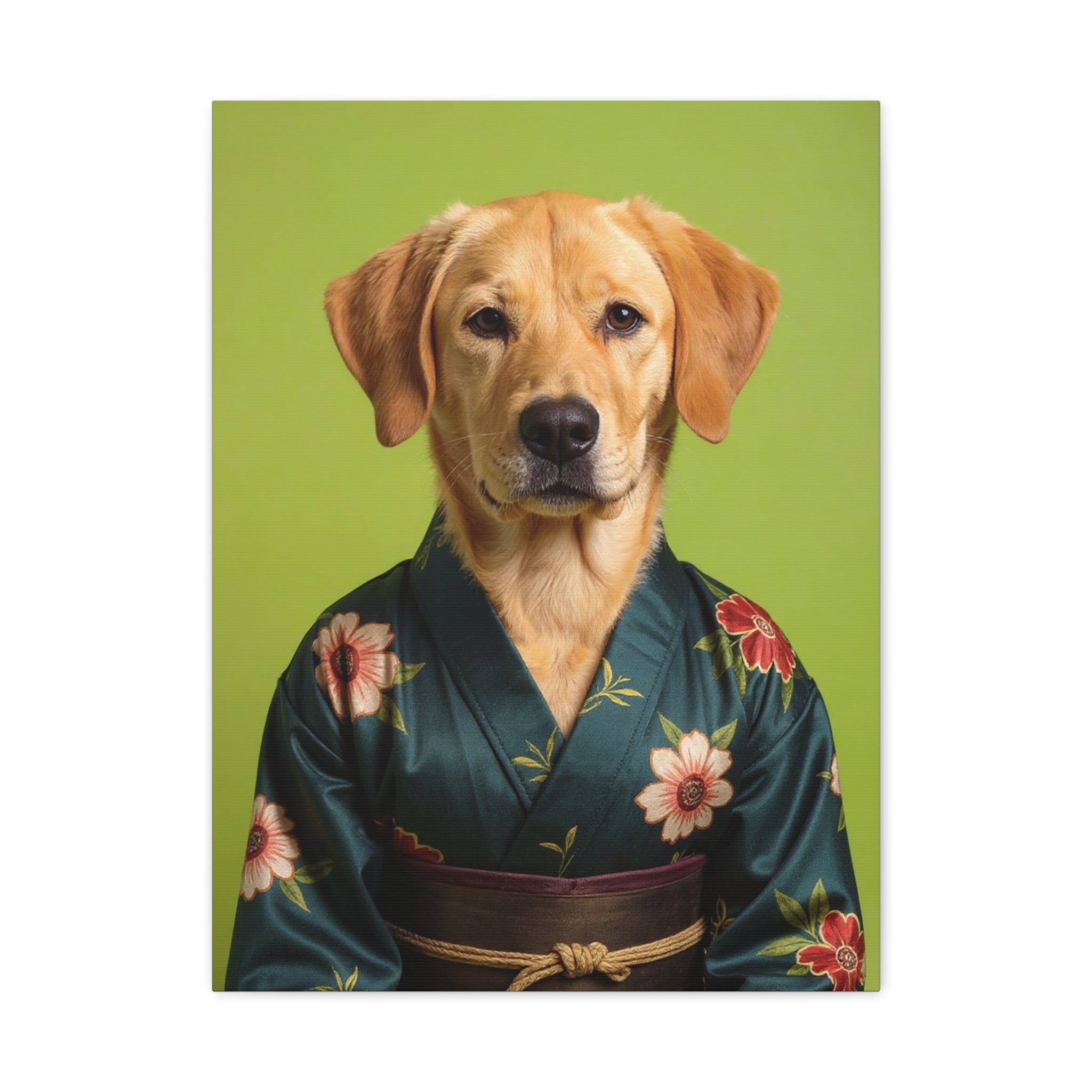 Dog Portrait Canvas - Kimono Vogue - 9c104be1