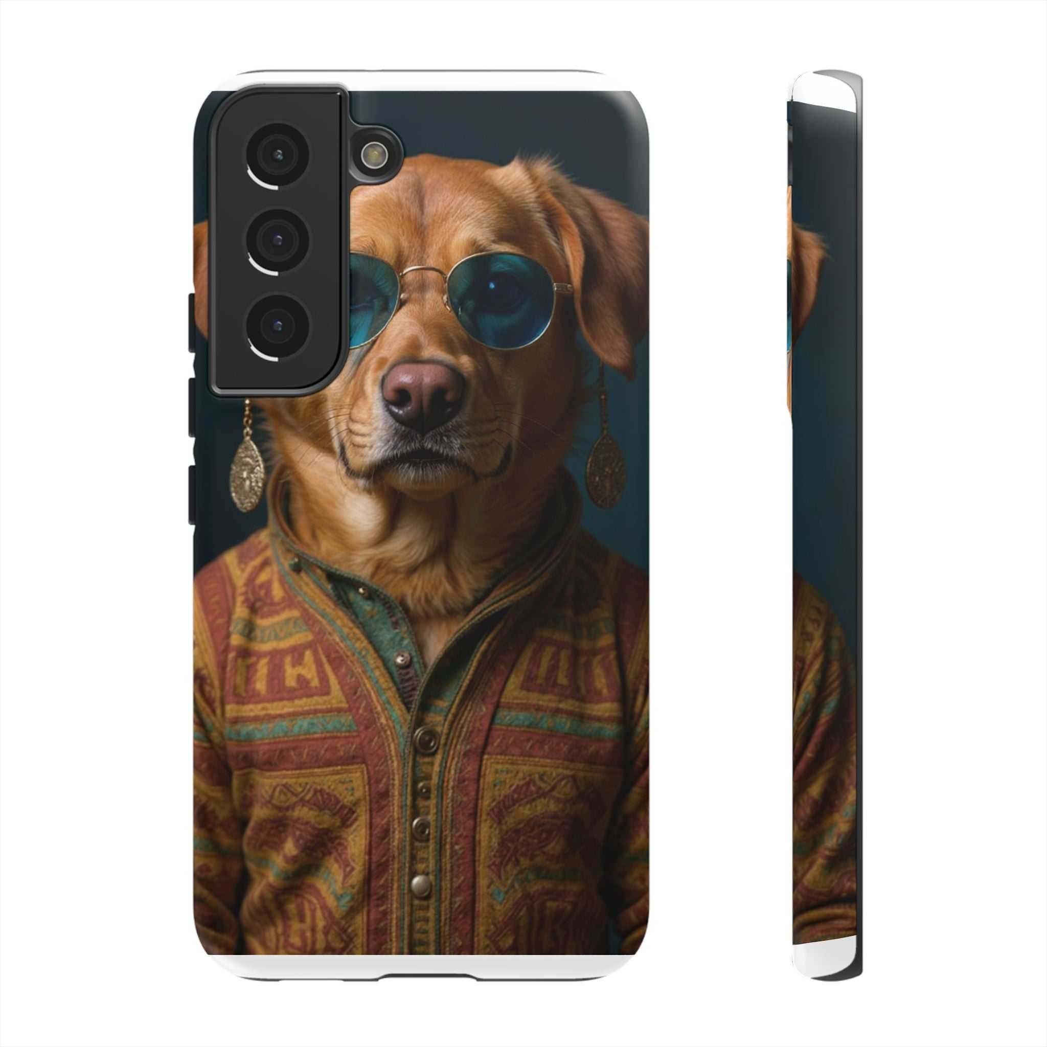 Dog Portrait PhCase - Hippy Style - 56d9d3ee