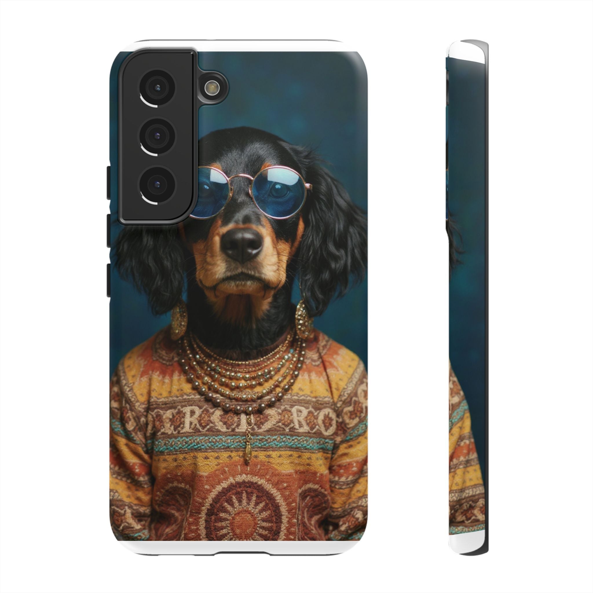 Dog Portrait PhCase - Hippy Style - e13b194d