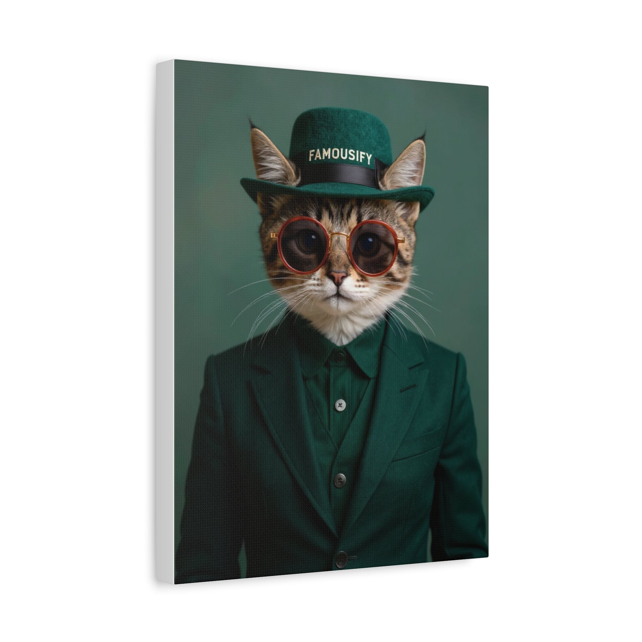 Dog Portrait Canvas - Cat Style - 7a0c4efb