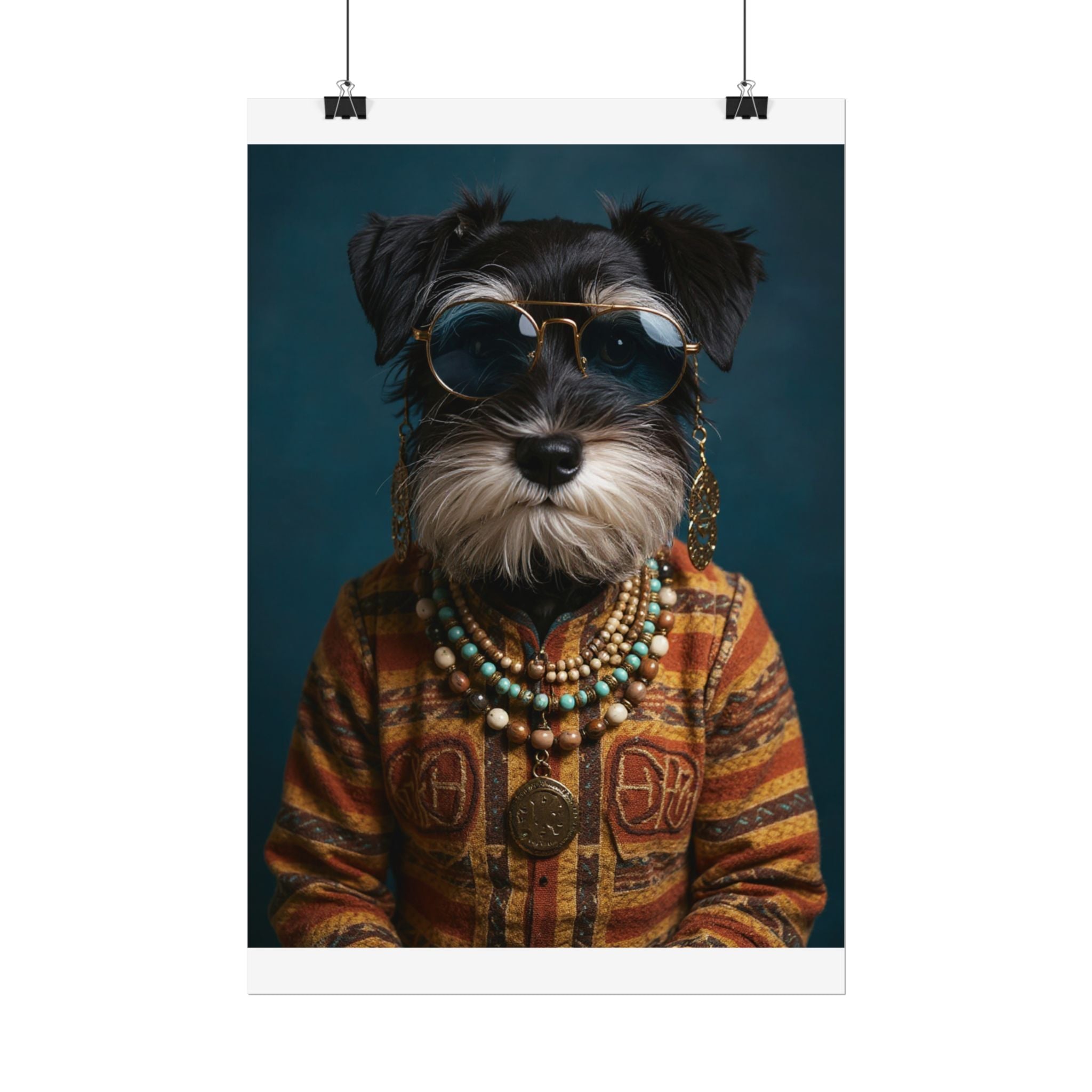 Dog Portrait FinArt - Hippy Style - 3aa13810