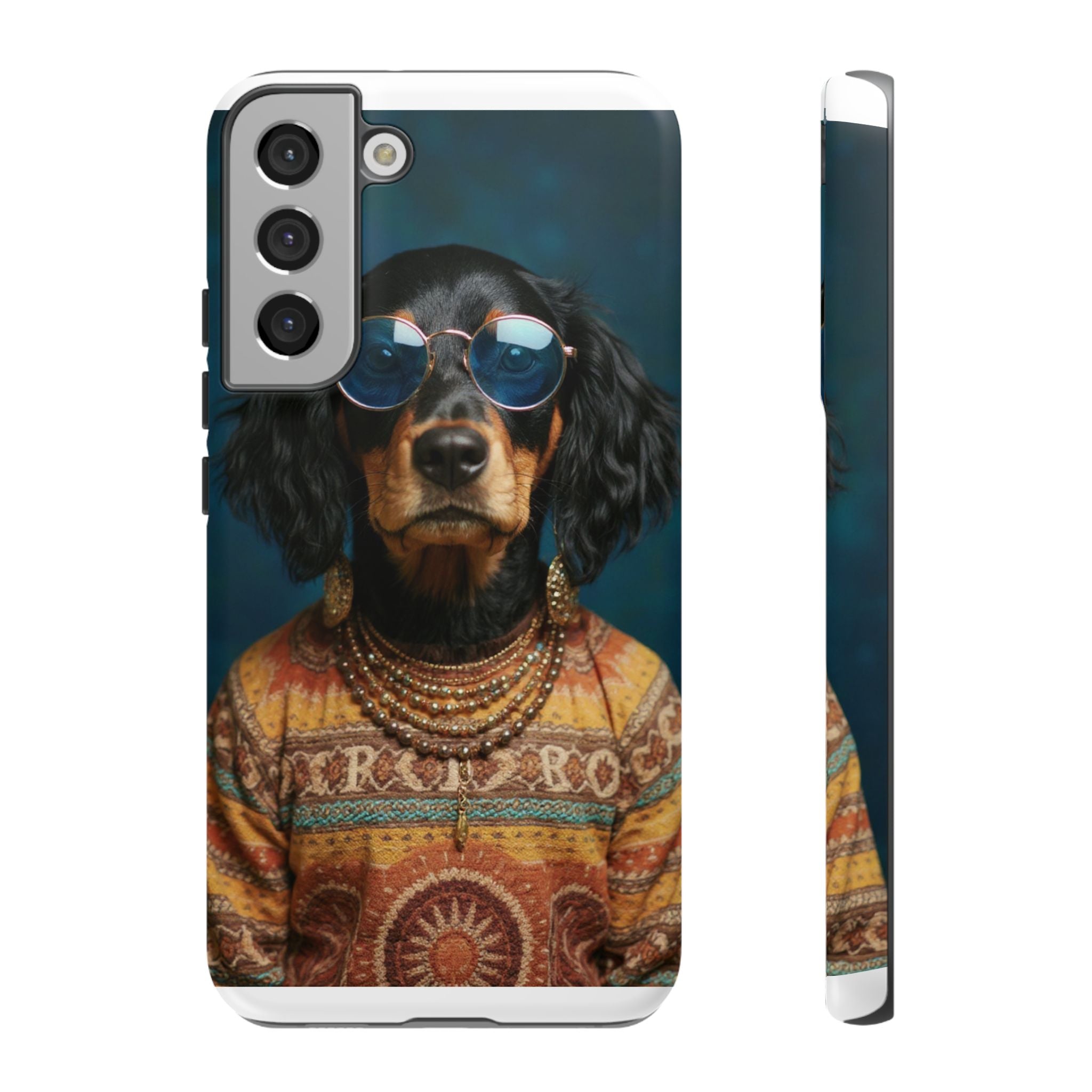 Dog Portrait PhCase - Hippy Style - e13b194d